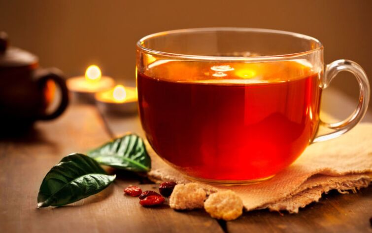 Чајот без шеќер е дозволен пијалок во менито за пиење диета